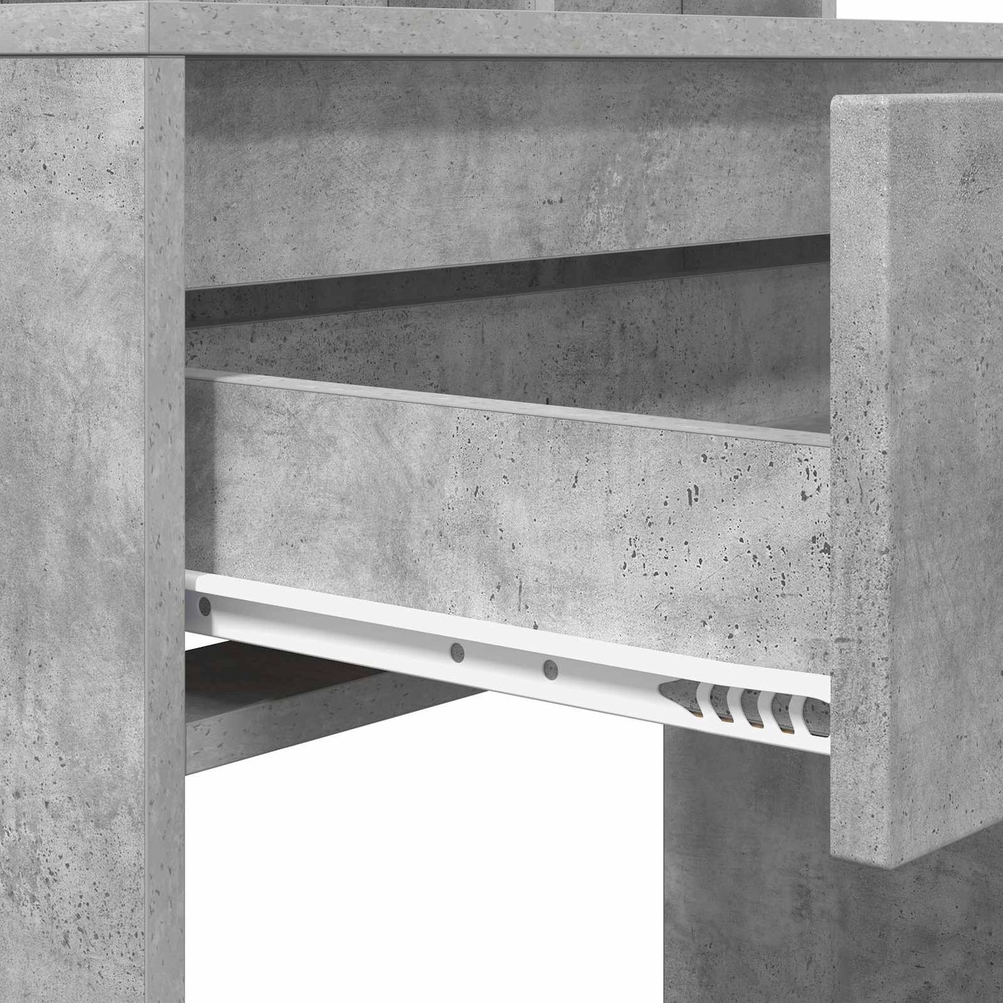 Schlafzimmer-Frisiertische Beton Grau 80 x 39,6 x 135 cm