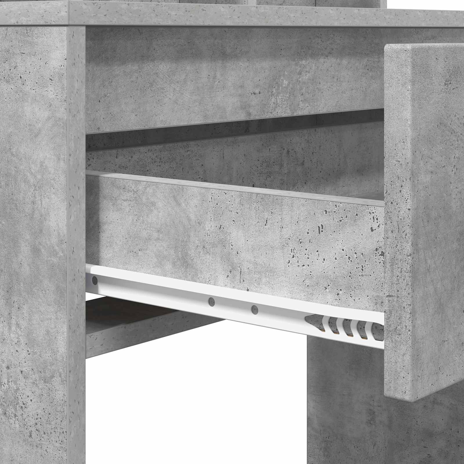 Schlafzimmer-Frisiertische Beton Grau 80 x 39,6 x 135 cm