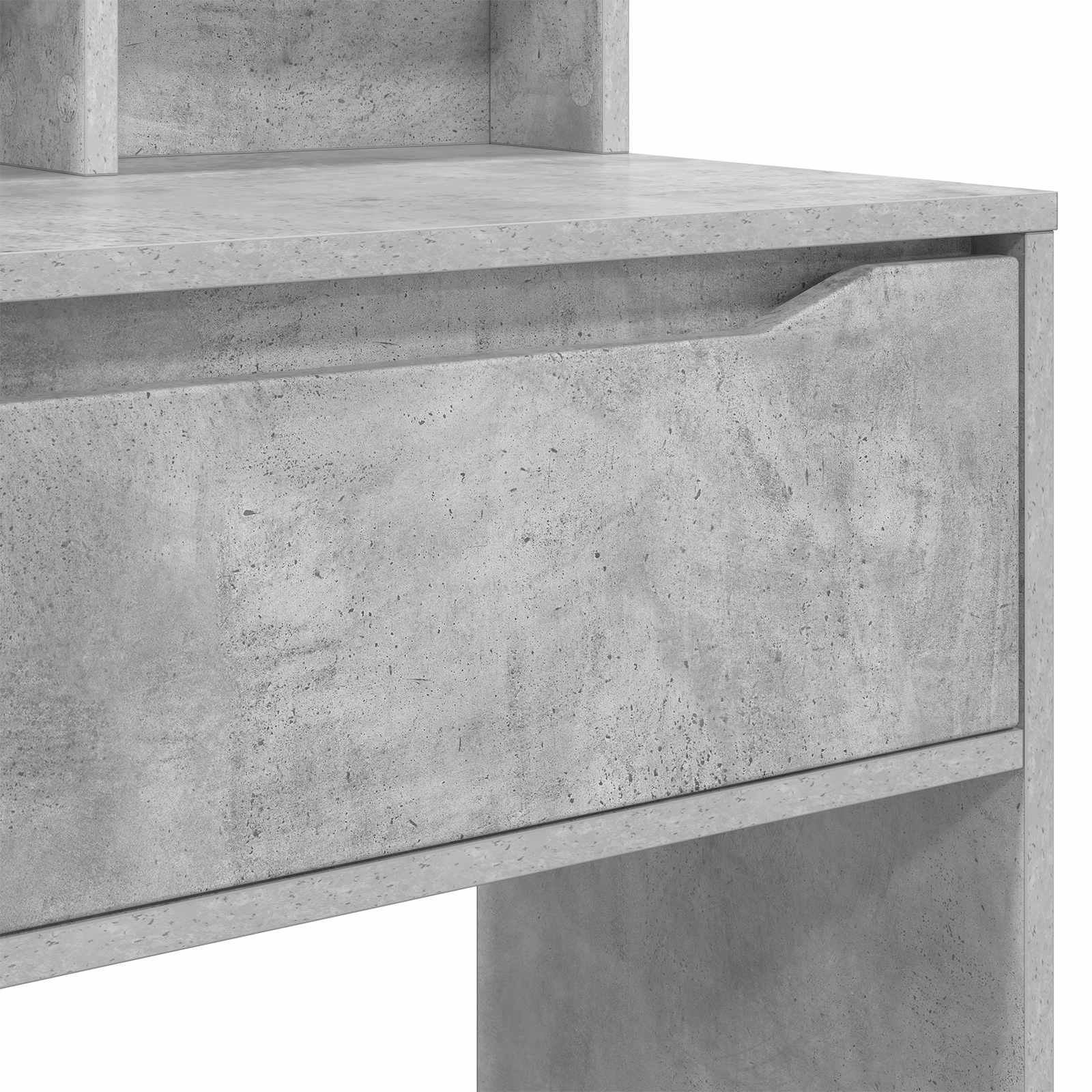 Schlafzimmer-Frisiertische Beton Grau 80 x 39,6 x 135 cm