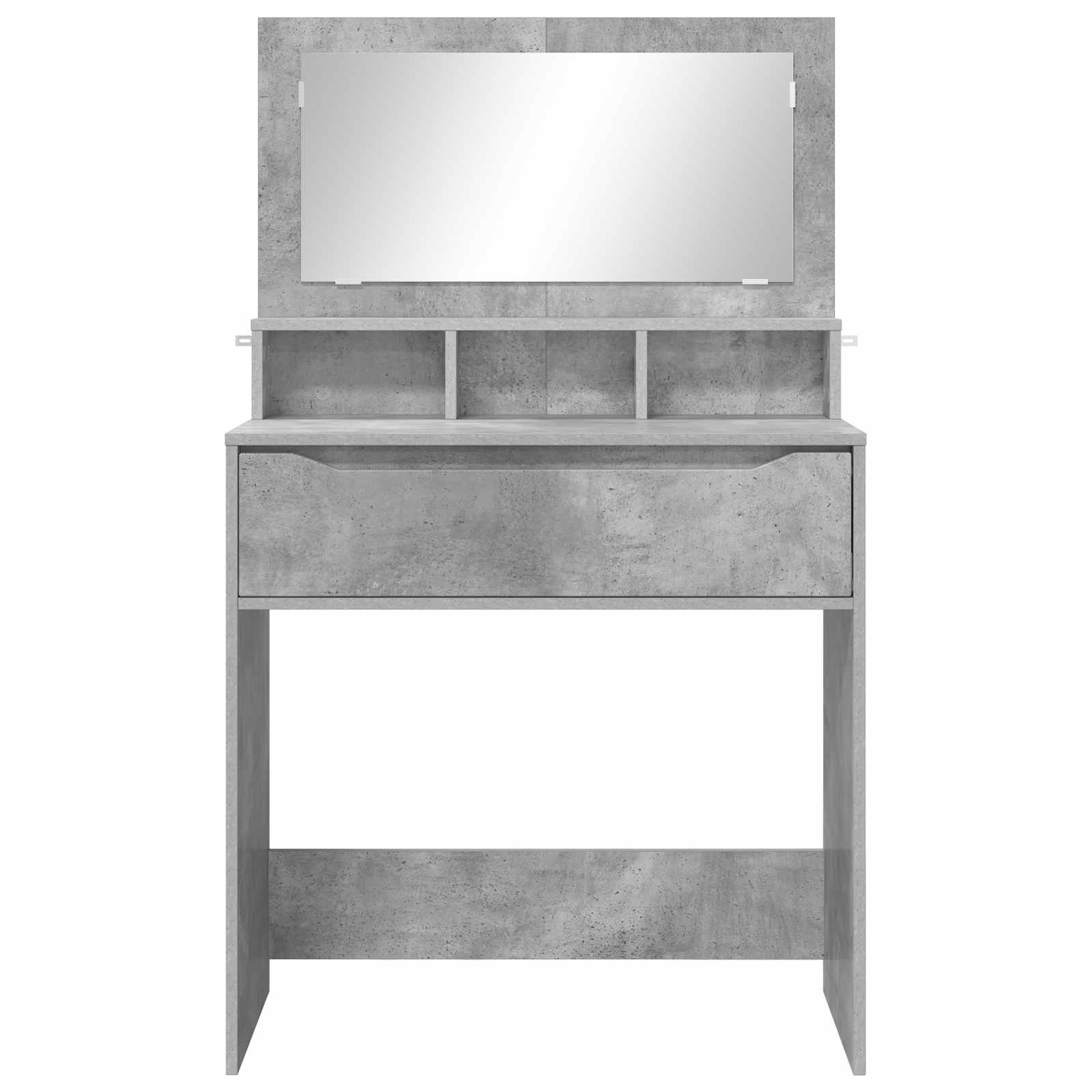 Schlafzimmer-Frisiertische Beton Grau 80 x 39,6 x 135 cm