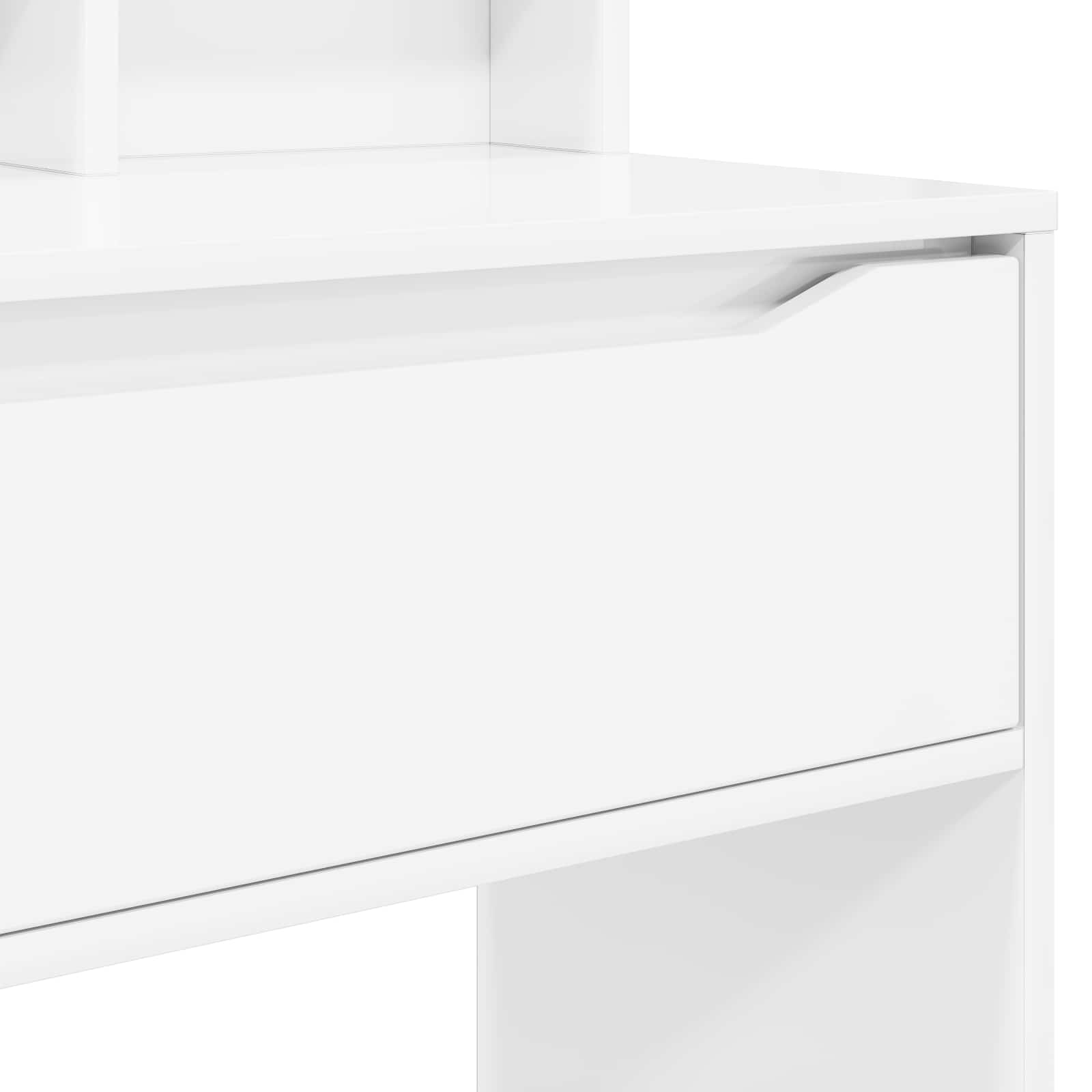 Schlafzimmer-Frisiertische Hochglanz Weiß 80 x 39,6 x 135 cm
