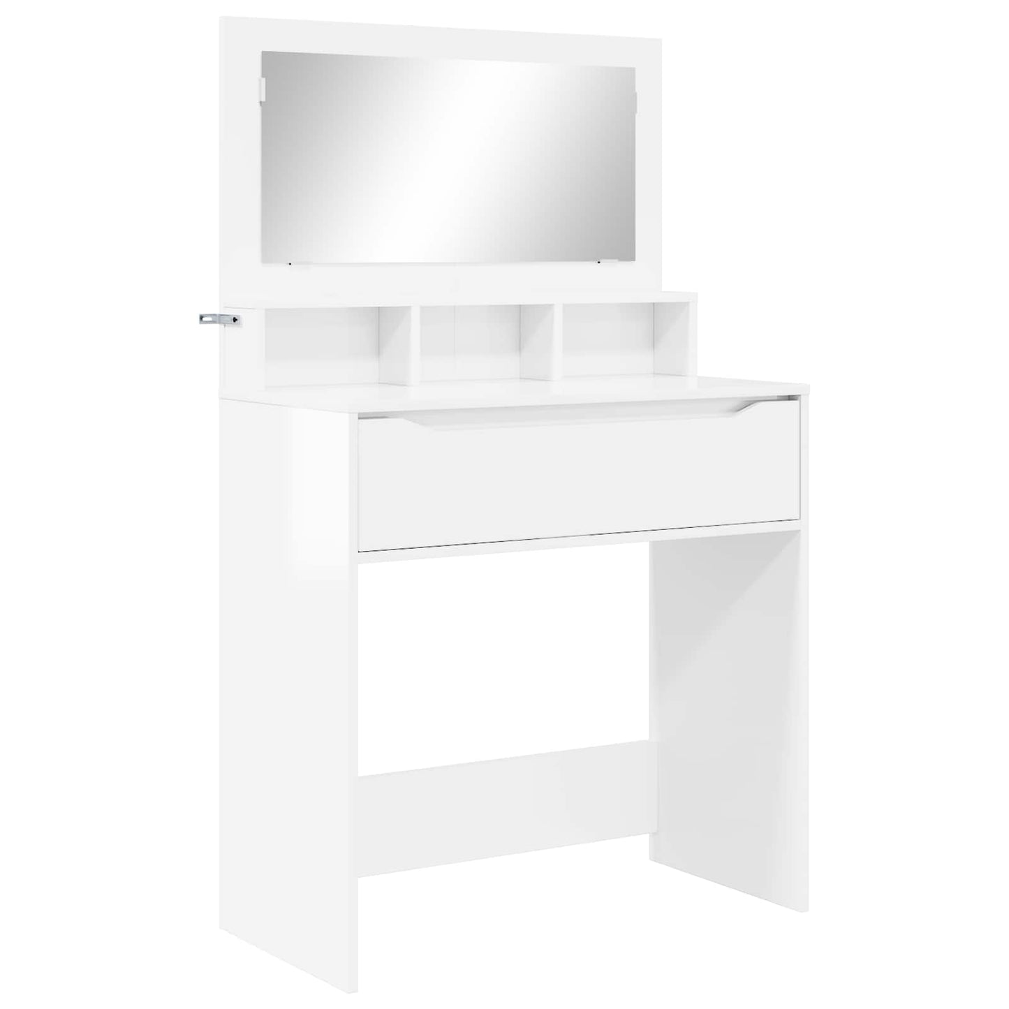 Schlafzimmer-Frisiertische Hochglanz Weiß 80 x 39,6 x 135 cm