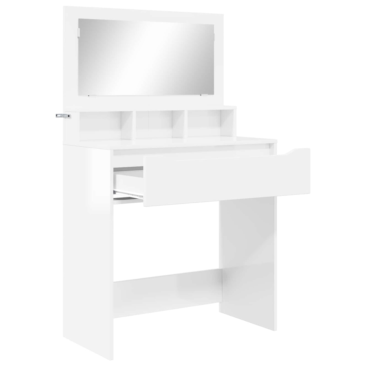 Schlafzimmer-Frisiertische Hochglanz Weiß 80 x 39,6 x 135 cm