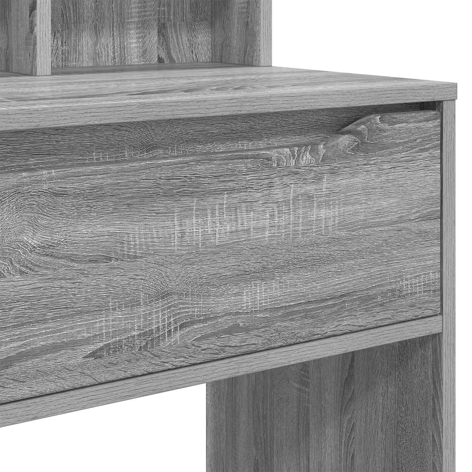 Schlafzimmer-Frisiertische Graues Sonoma 80 x 39,6 x 135 cm