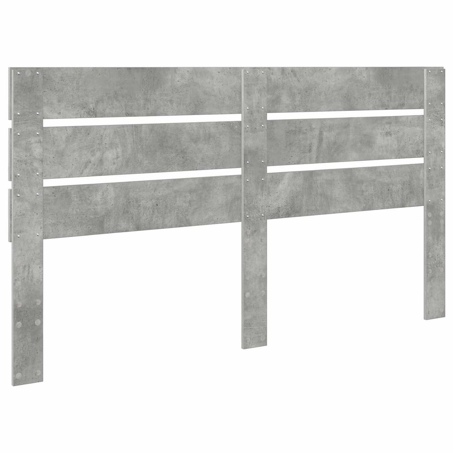 Kopfteil Beton Grau Holzwerkstoff