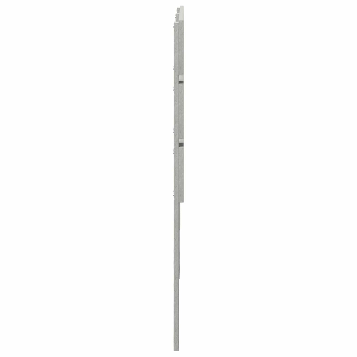 Kopfteil Beton Grau Holzwerkstoff