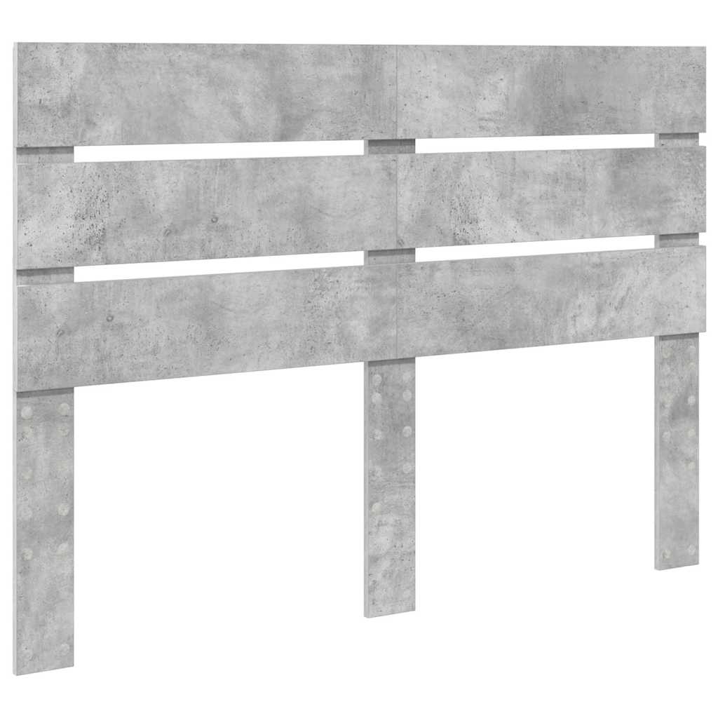 Kopfteil Beton Grau Holzwerkstoff