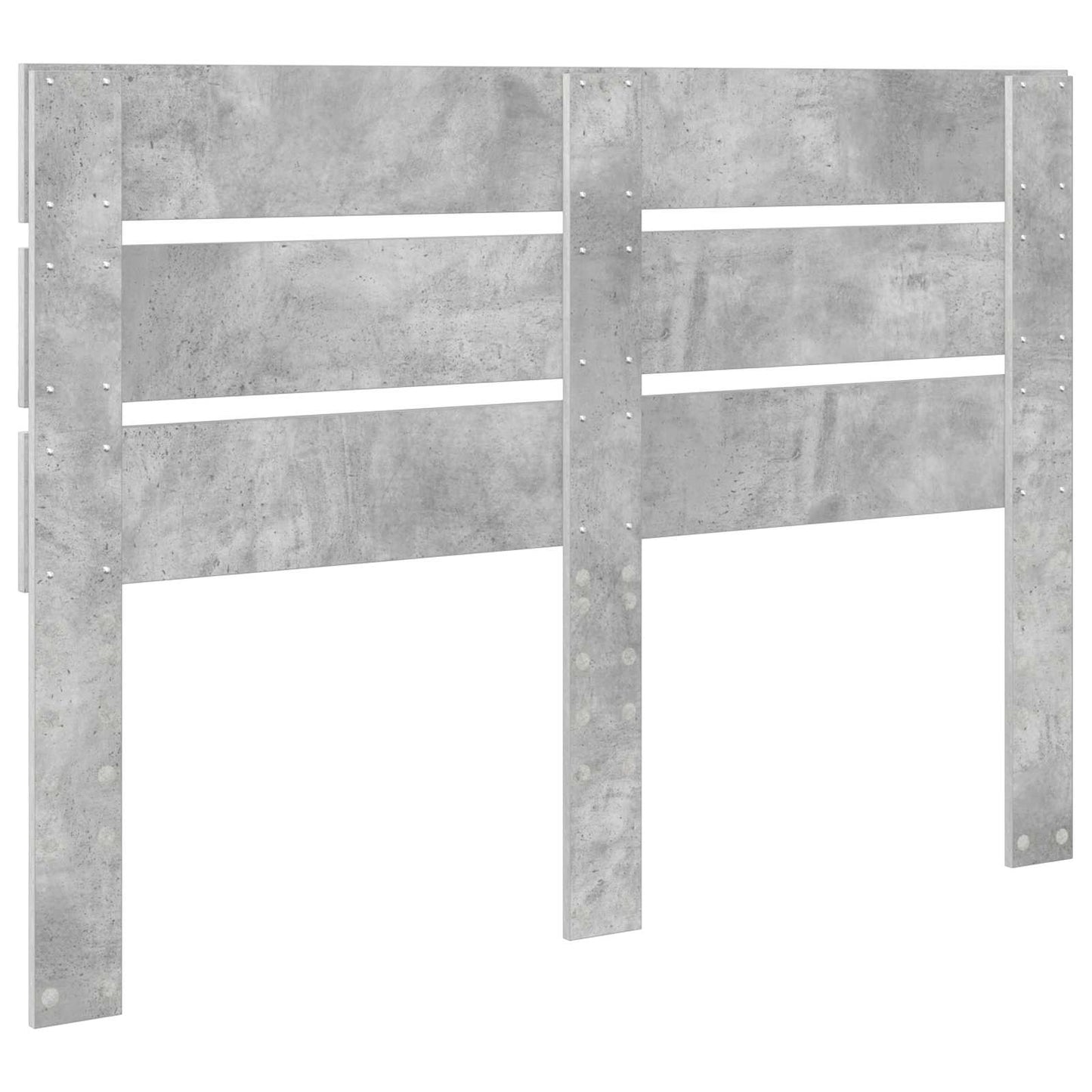 Kopfteil Beton Grau Holzwerkstoff
