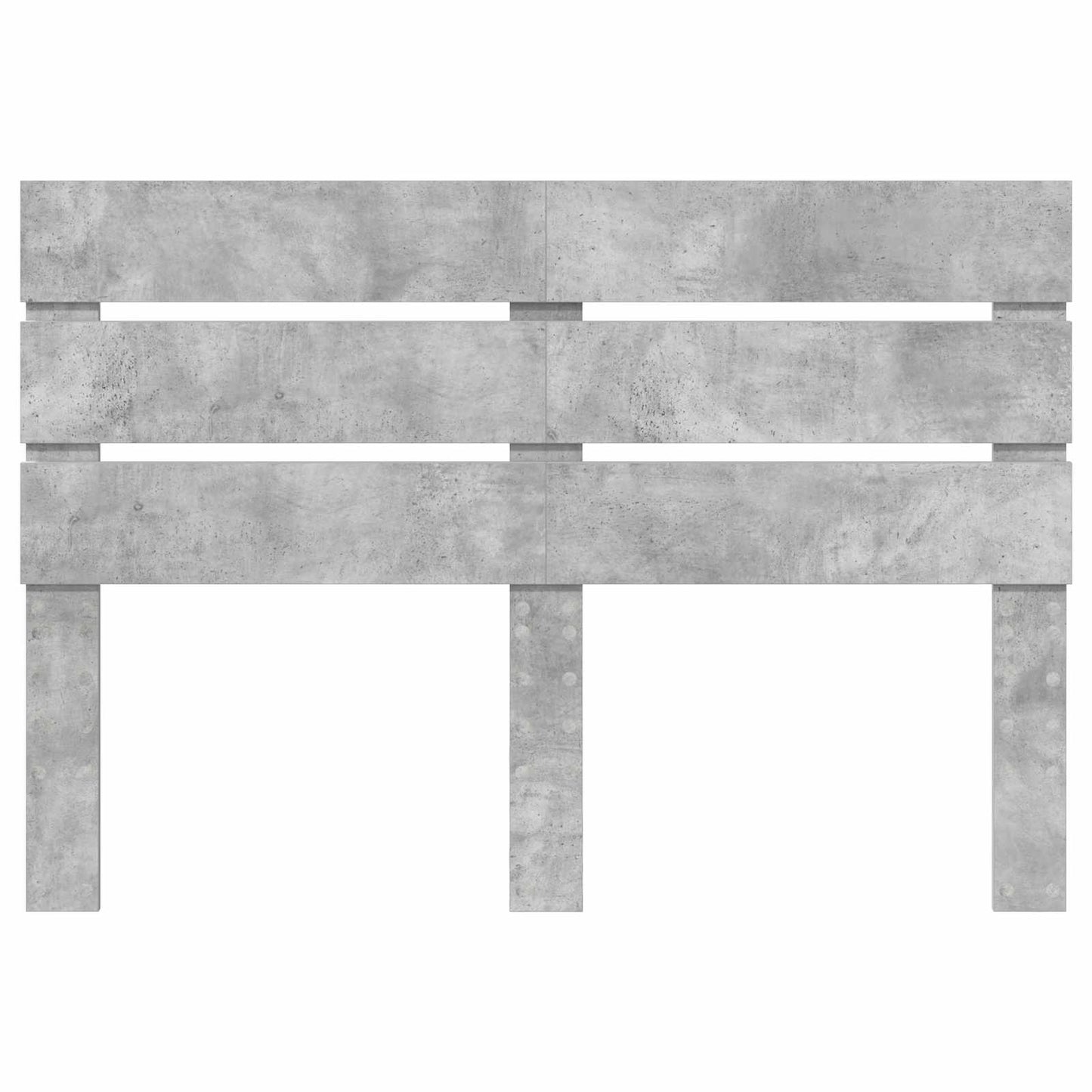Kopfteil Beton Grau Holzwerkstoff