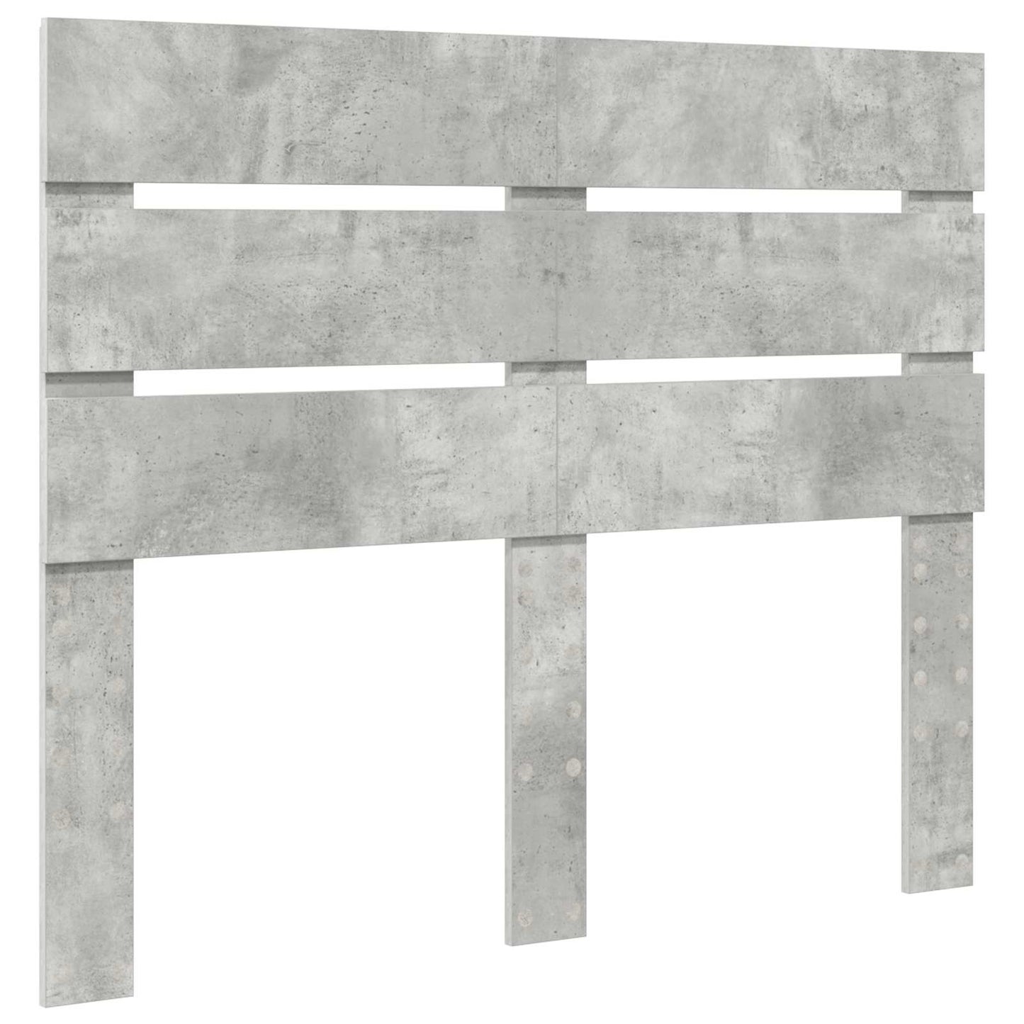 Kopfteil Beton Grau Holzwerkstoff