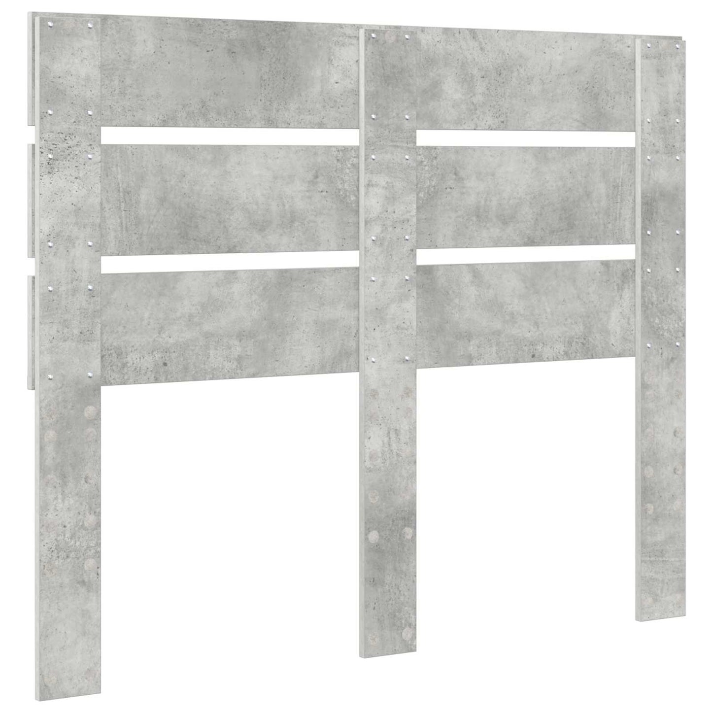 Kopfteil Beton Grau Holzwerkstoff