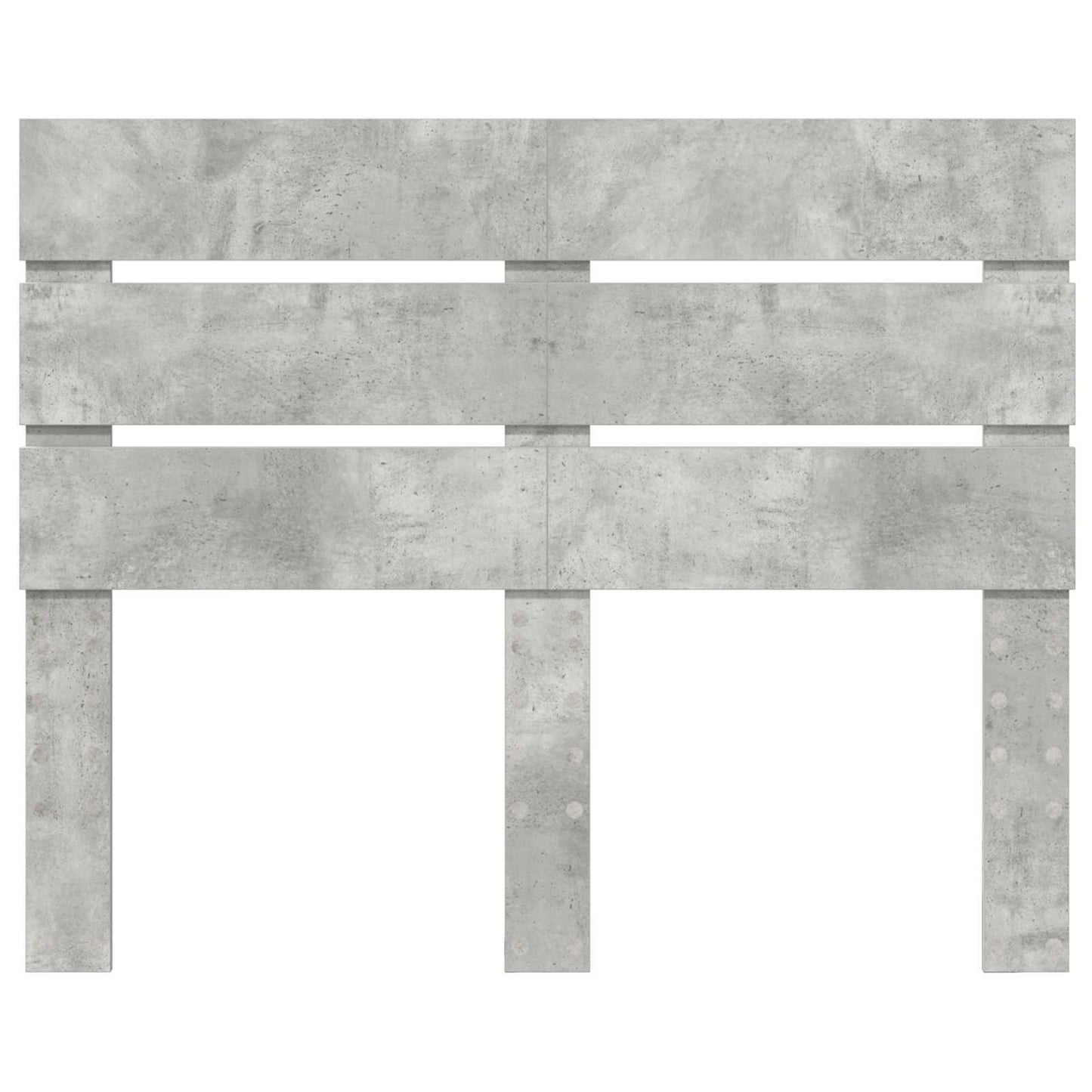 Kopfteil Beton Grau Holzwerkstoff