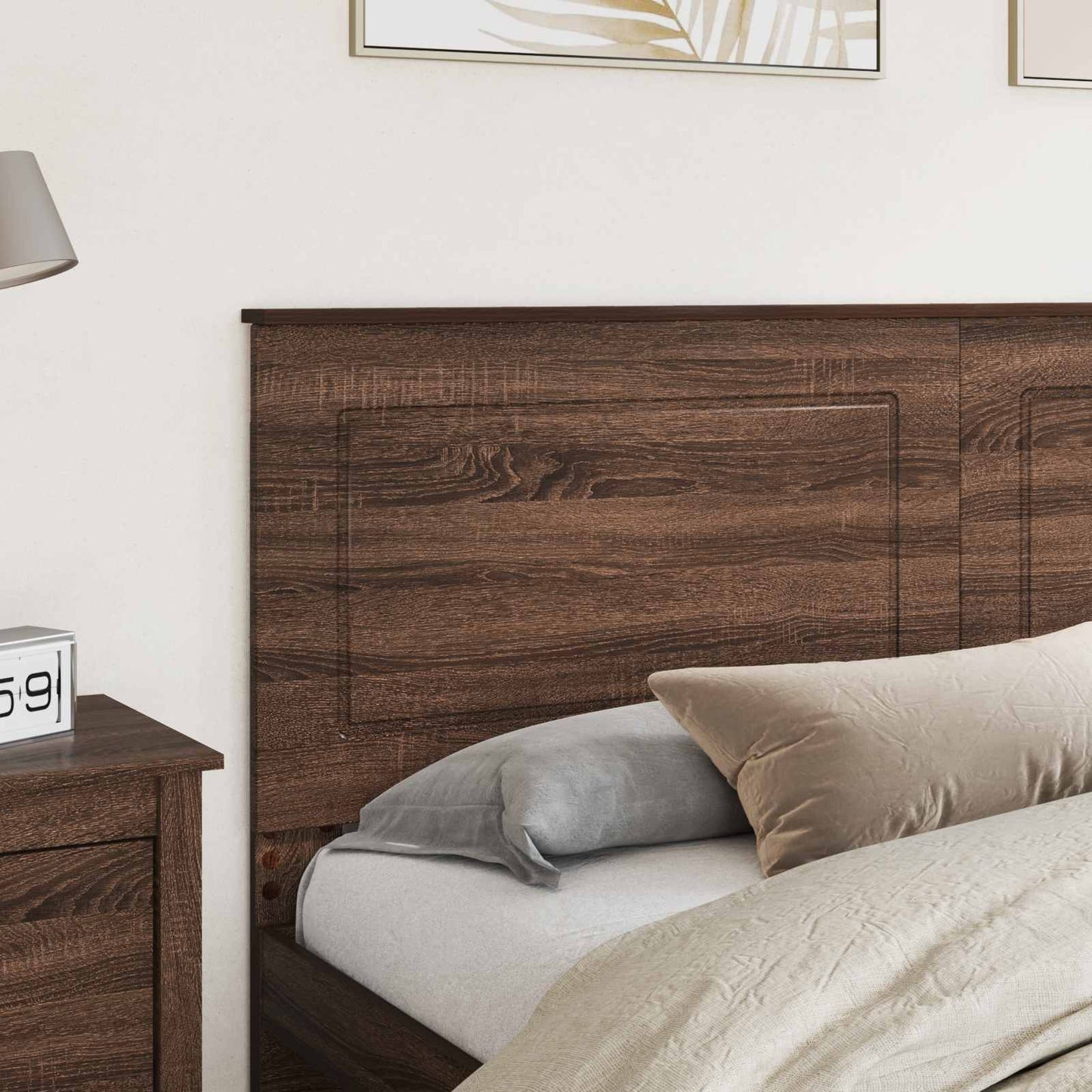 Kopfteil Braun Eichen-Optik 100 cm Holzwerkstoff