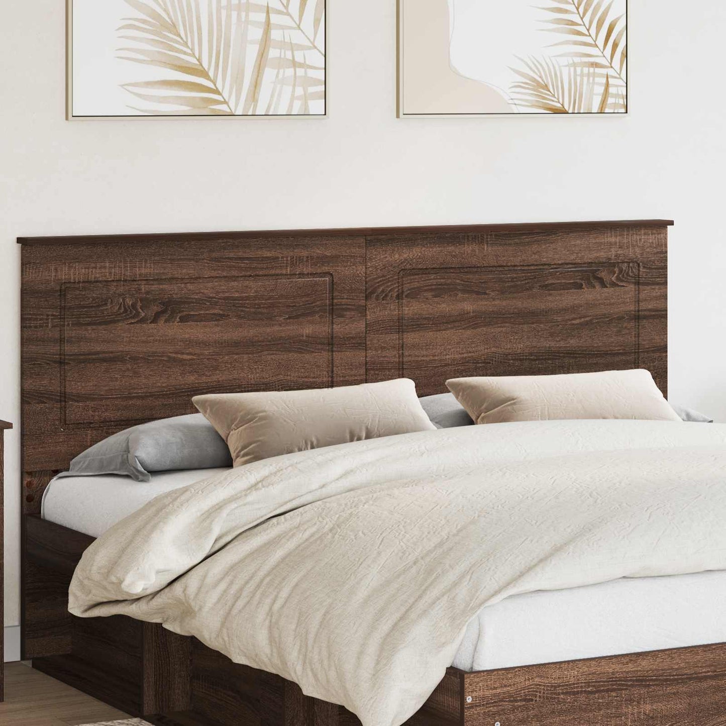 Kopfteil Braun Eichen-Optik 100 cm Holzwerkstoff