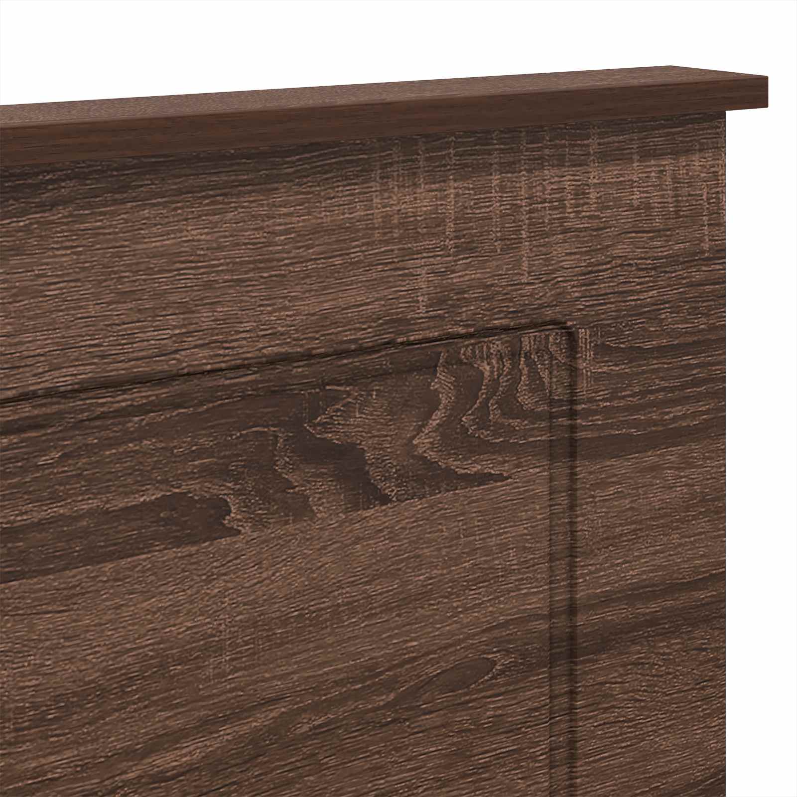 Kopfteil Braun Eichen-Optik 100 cm Holzwerkstoff