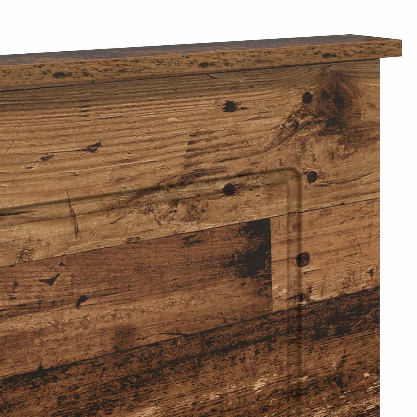 Kopfteil Altholz 100 cm Holzwerkstoff