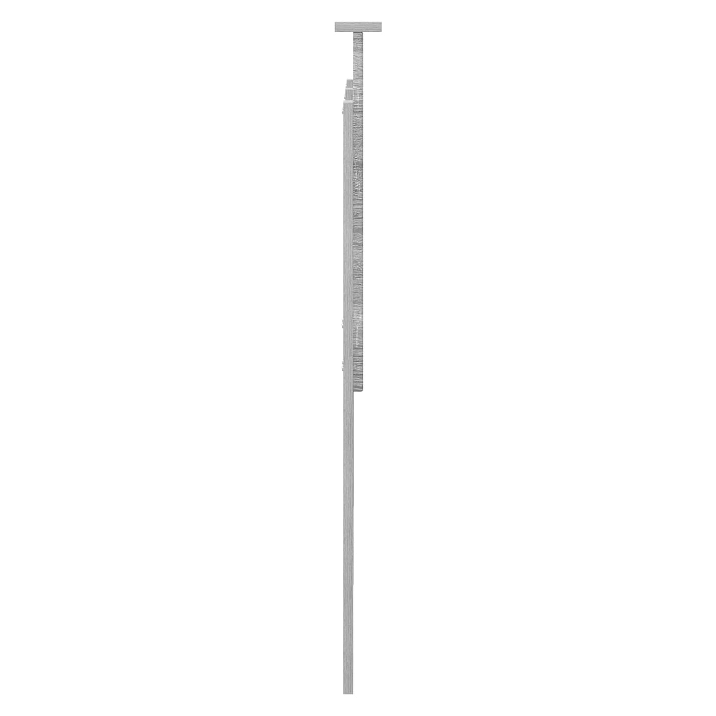 Kopfteil Graues Sonoma 100 cm Holzwerkstoff