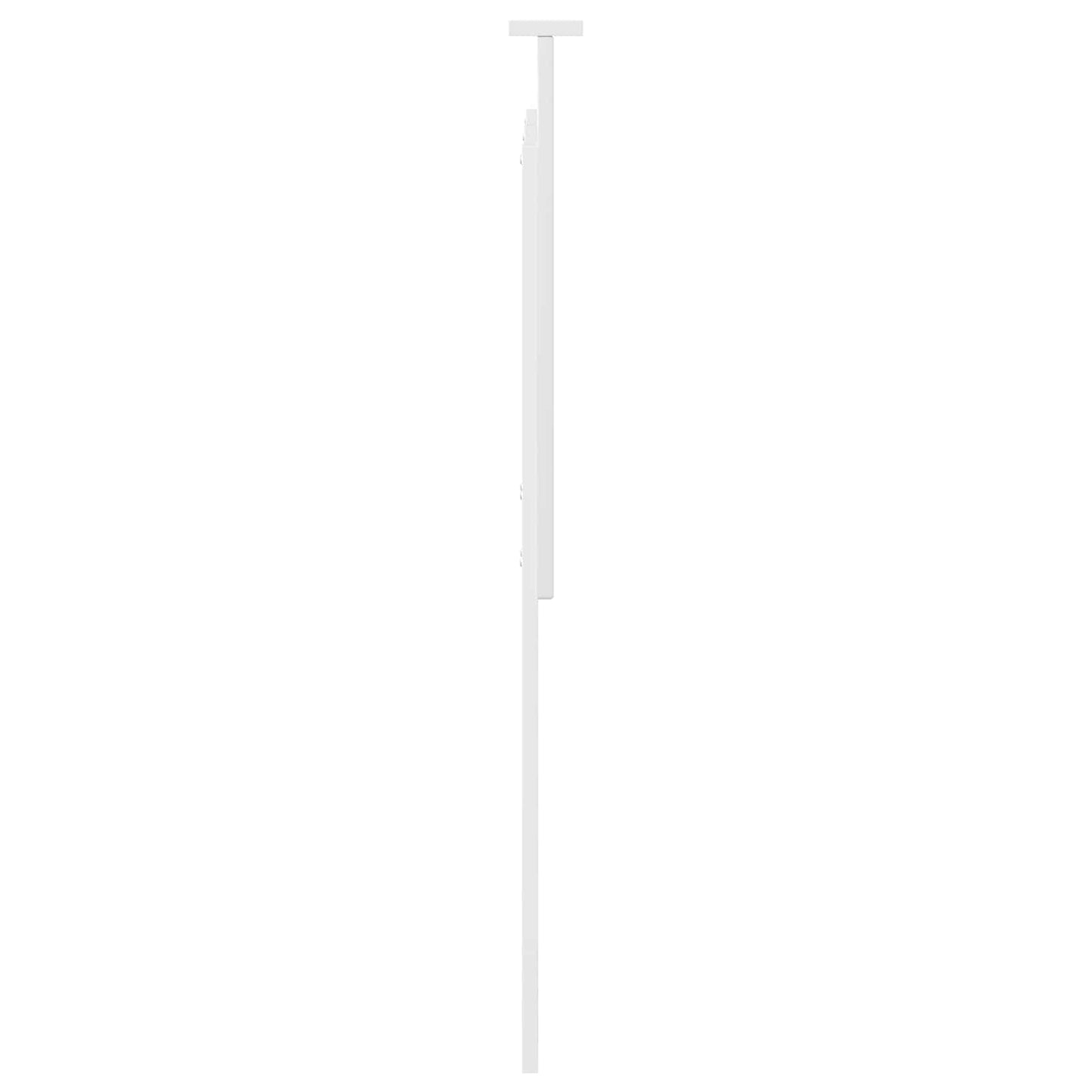 Kopfteil Weiß 100 cm Holzwerkstoff