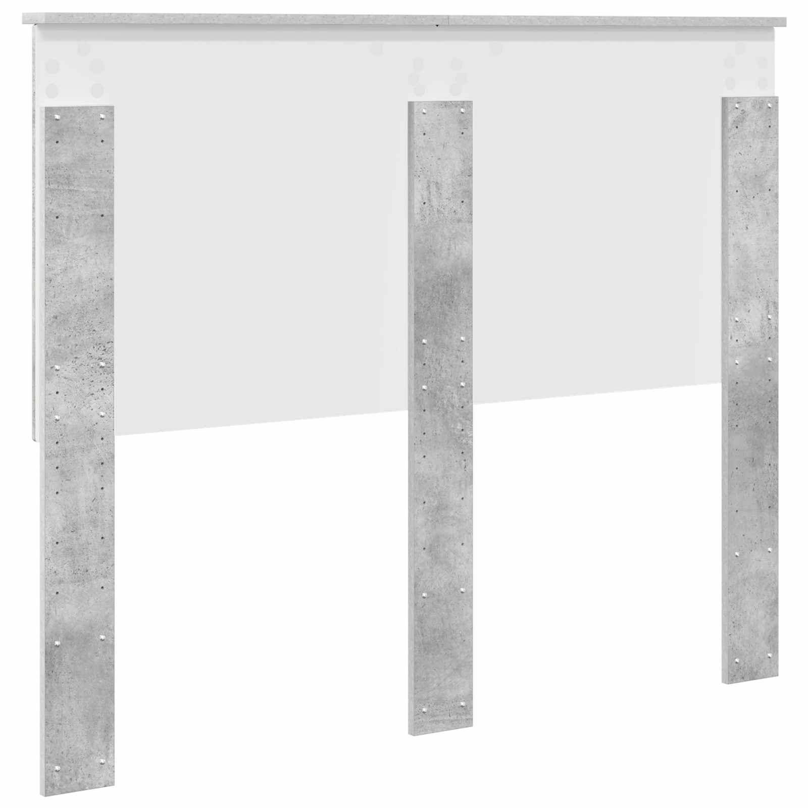 Kopfteil Betongrau 100 cm Holzwerkstoff