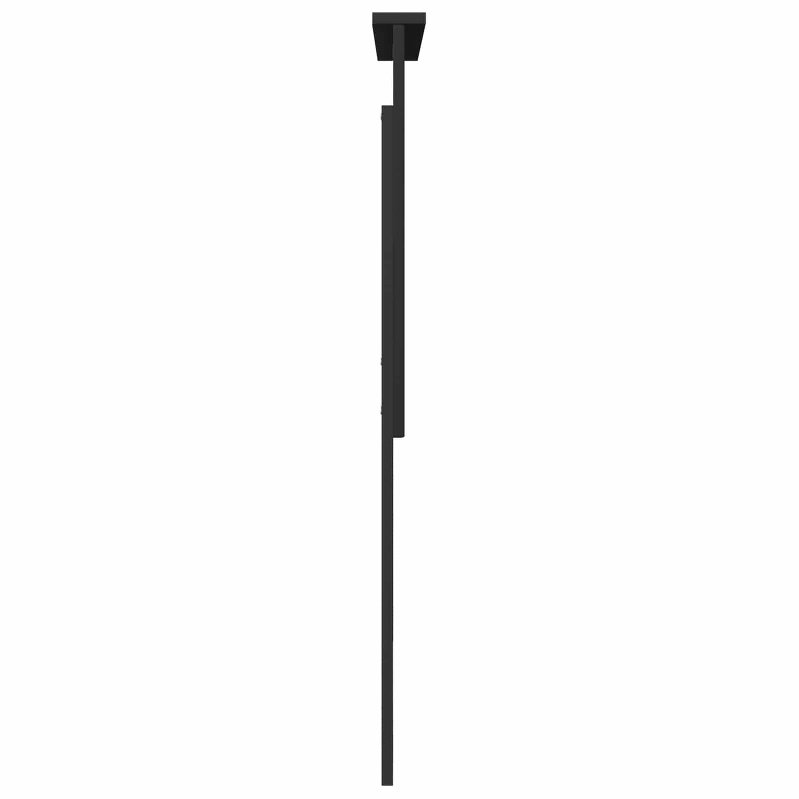 Kopfteil Schwarze Eiche 100 cm Holzwerkstoff