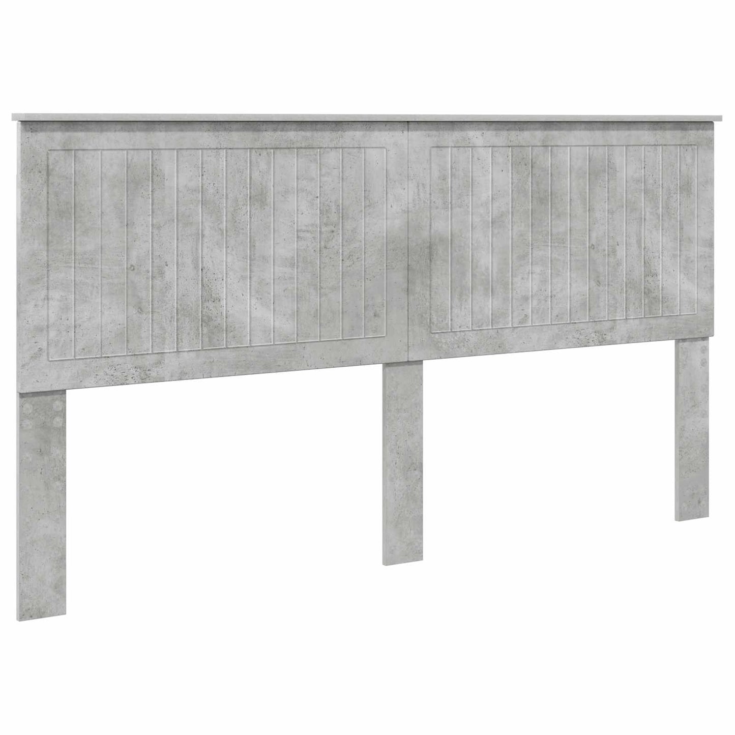 Kopfteil Beton Grau Holzwerkstoff
