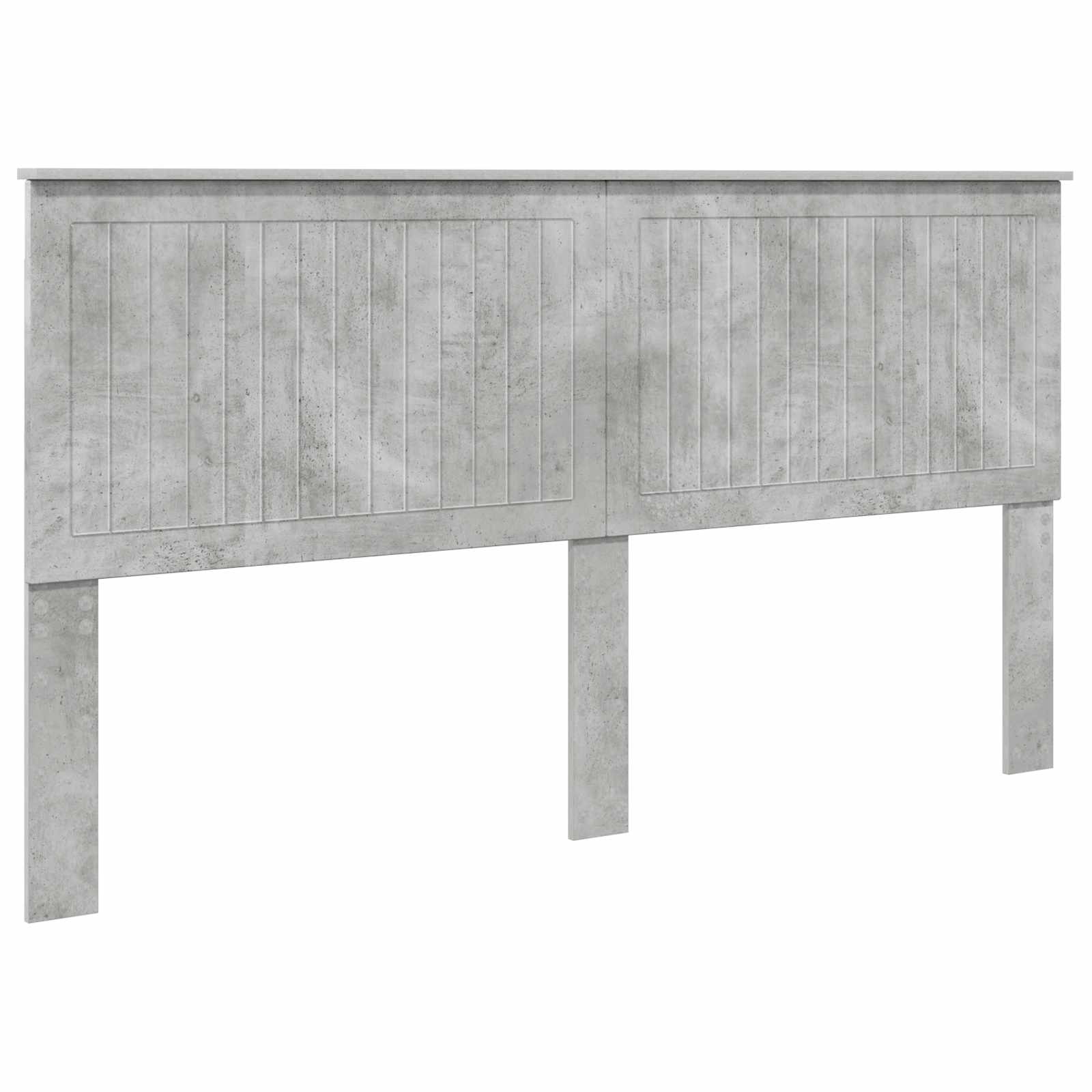 Kopfteil Beton Grau Holzwerkstoff