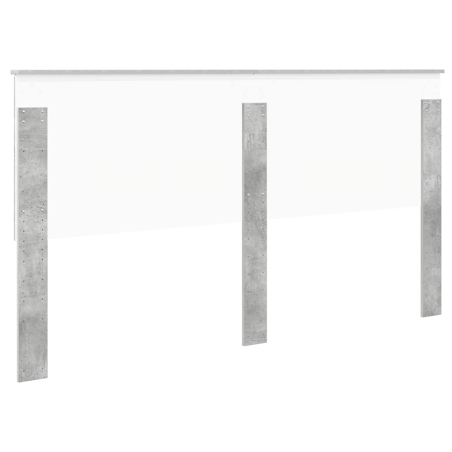 Kopfteil Beton Grau Holzwerkstoff