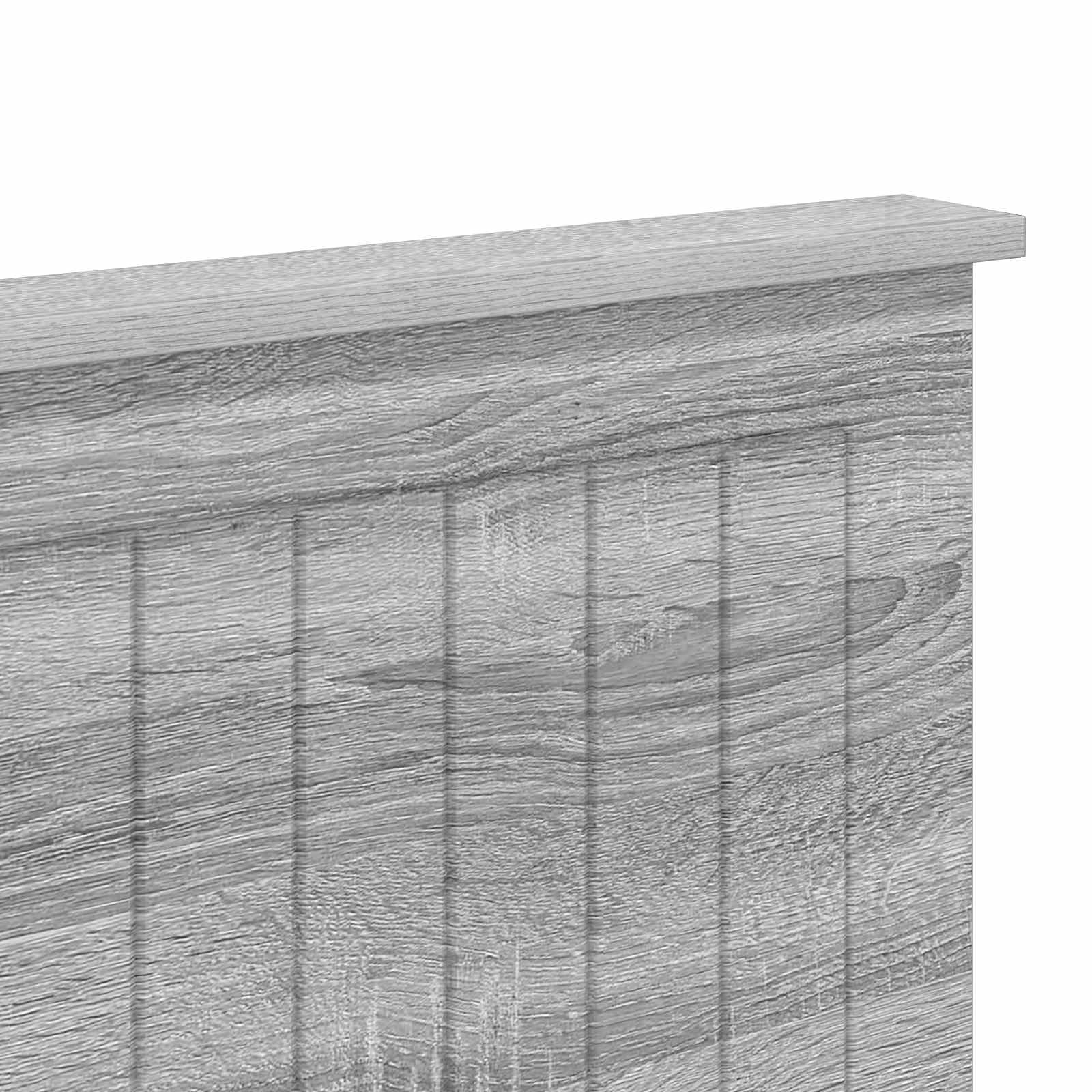 Kopfteil Graues Sonoma Holzwerkstoff