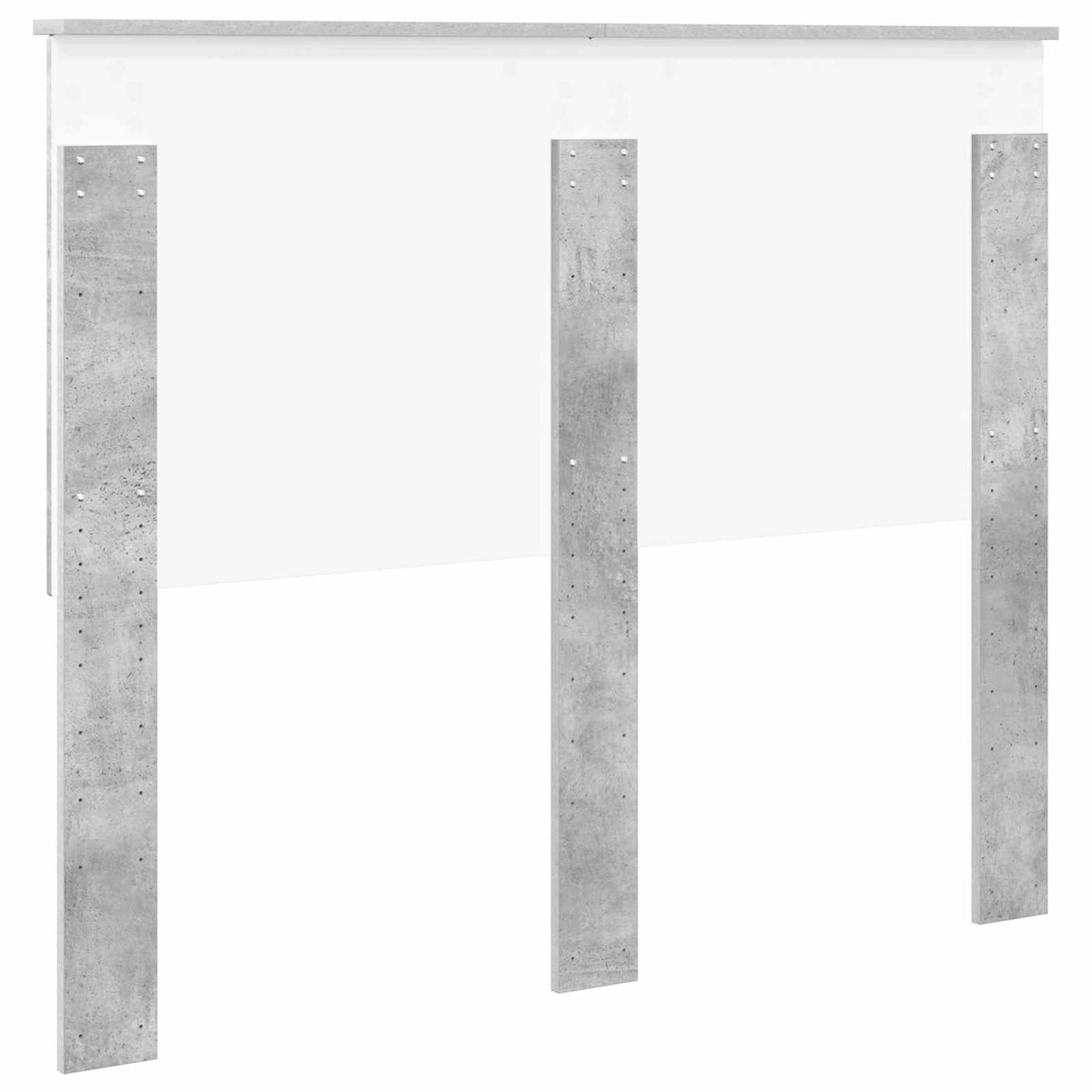 Kopfteil Beton Grau Holzwerkstoff