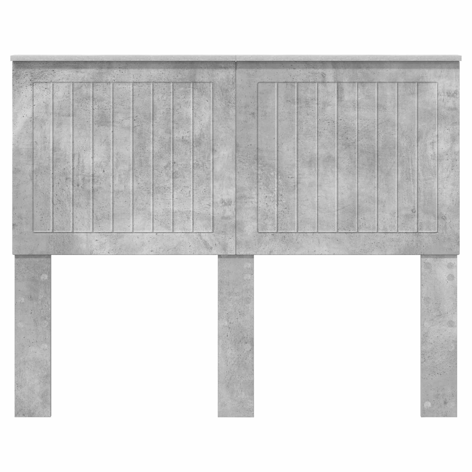 Kopfteil Beton Grau Holzwerkstoff