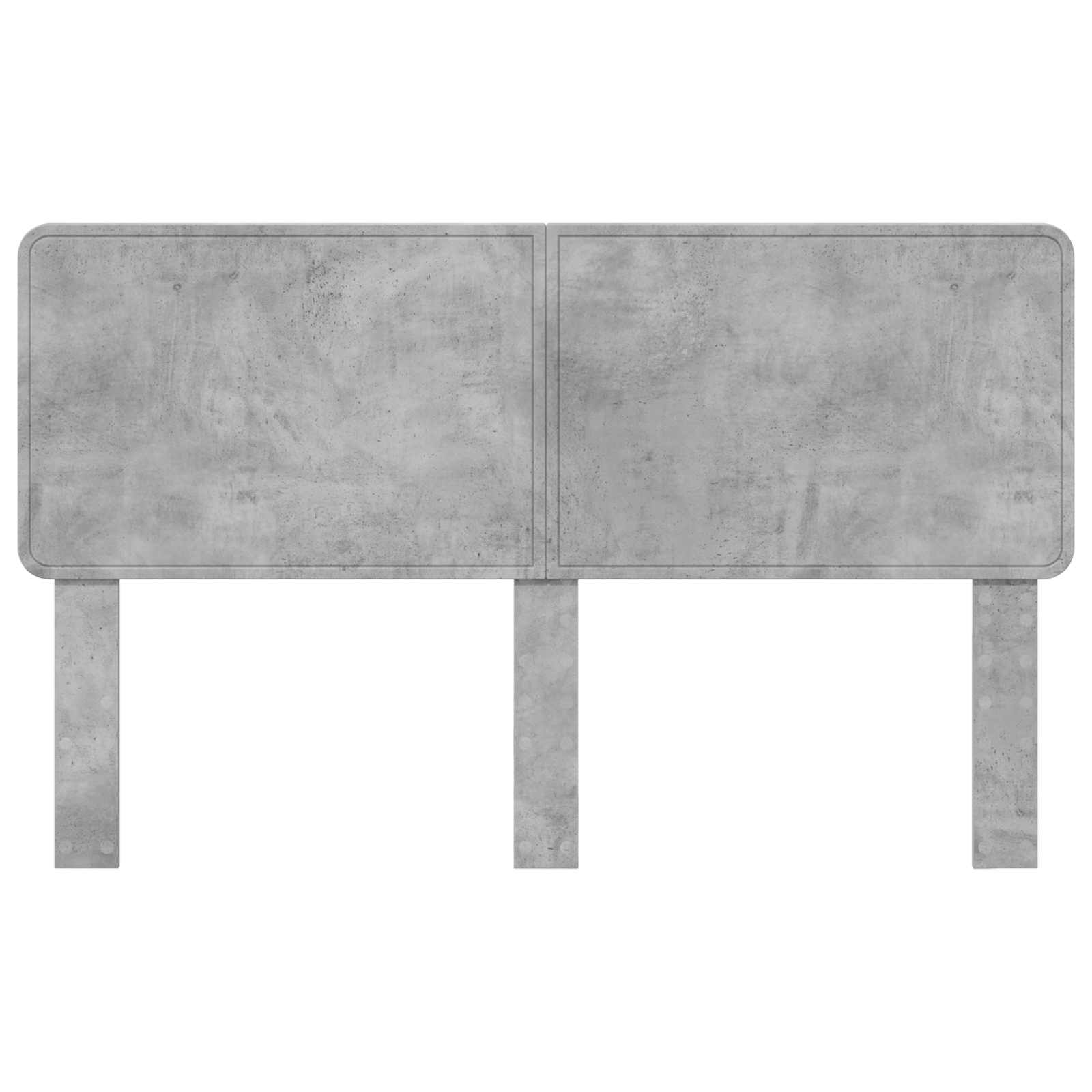 Kopfteil Beton Grau Holzwerkstoff