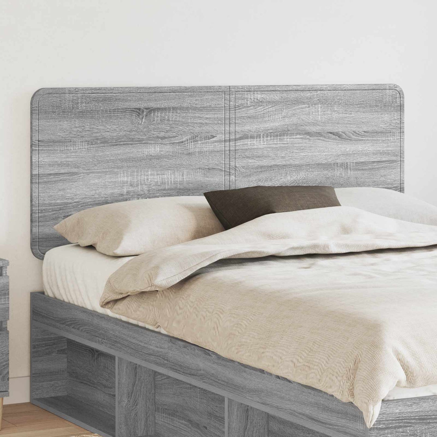 Kopfteil Graues Sonoma Holzwerkstoff