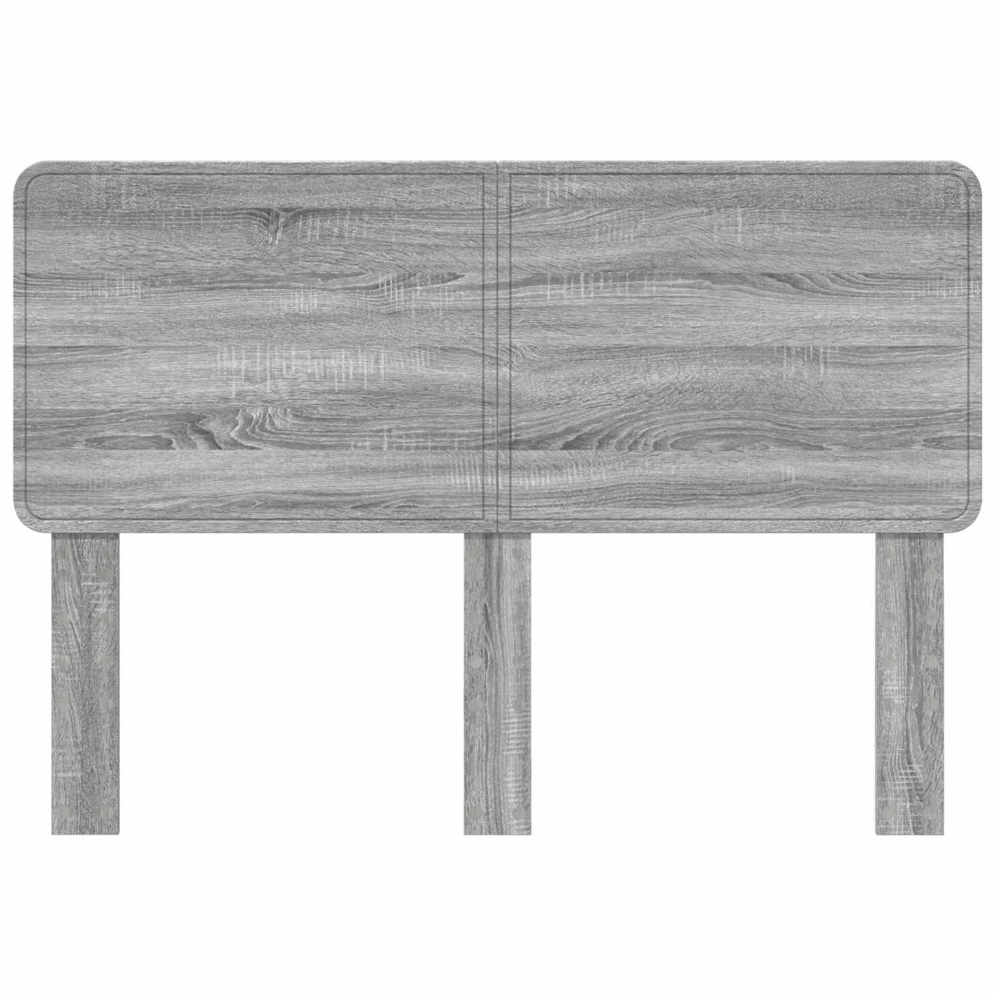 Kopfteil Graues Sonoma Holzwerkstoff