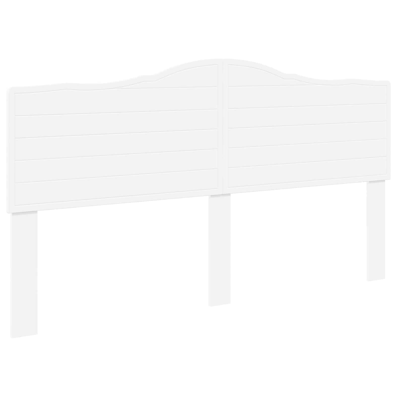 Kopfteil Weiß Holzwerkstoff