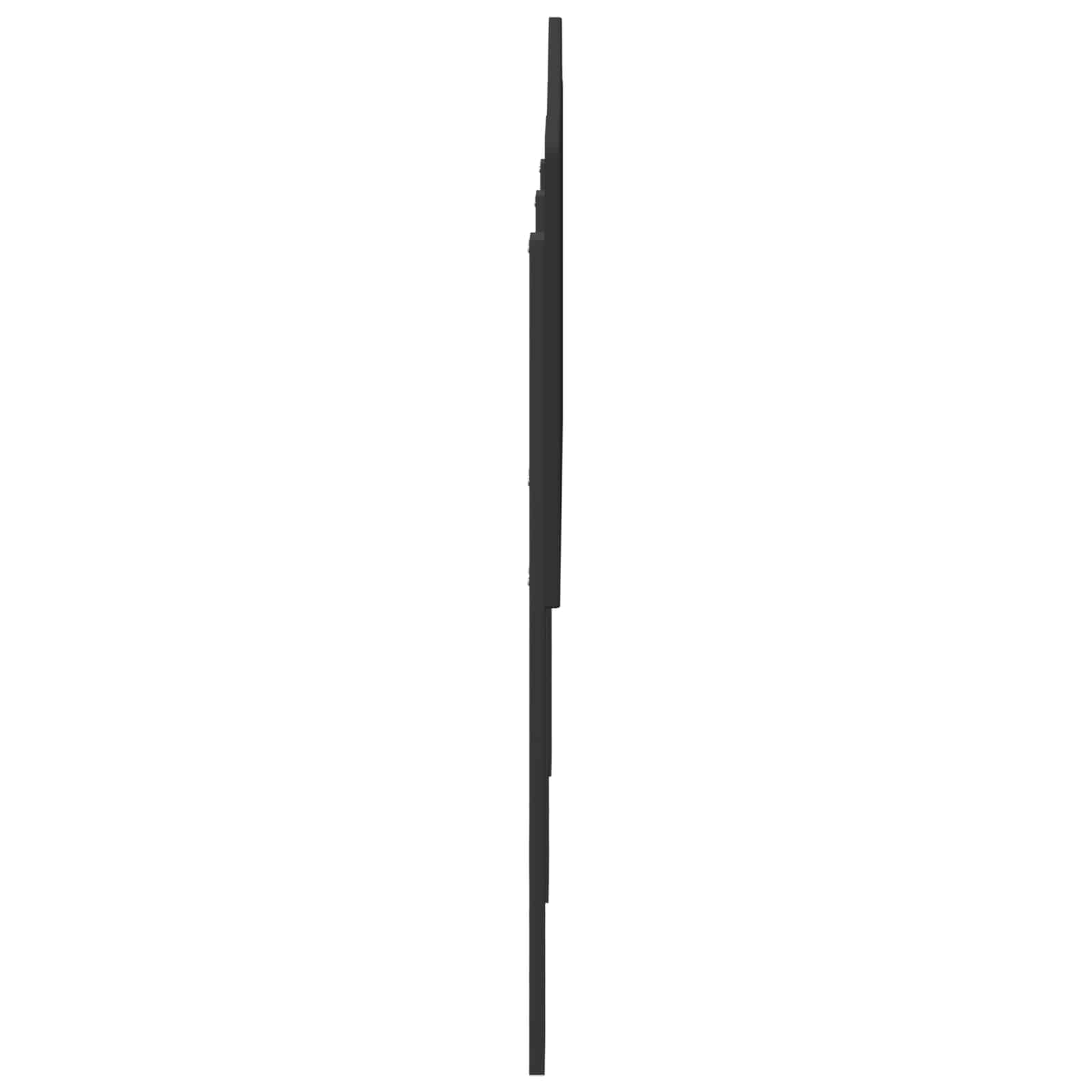 Kopfteil Schwarz Eichen-Optik Holzwerkstoff
