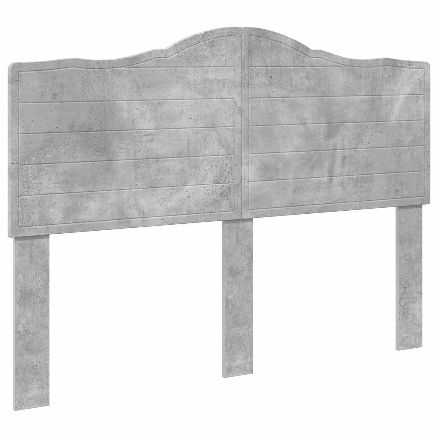 Kopfteil Beton Grau Holzwerkstoff