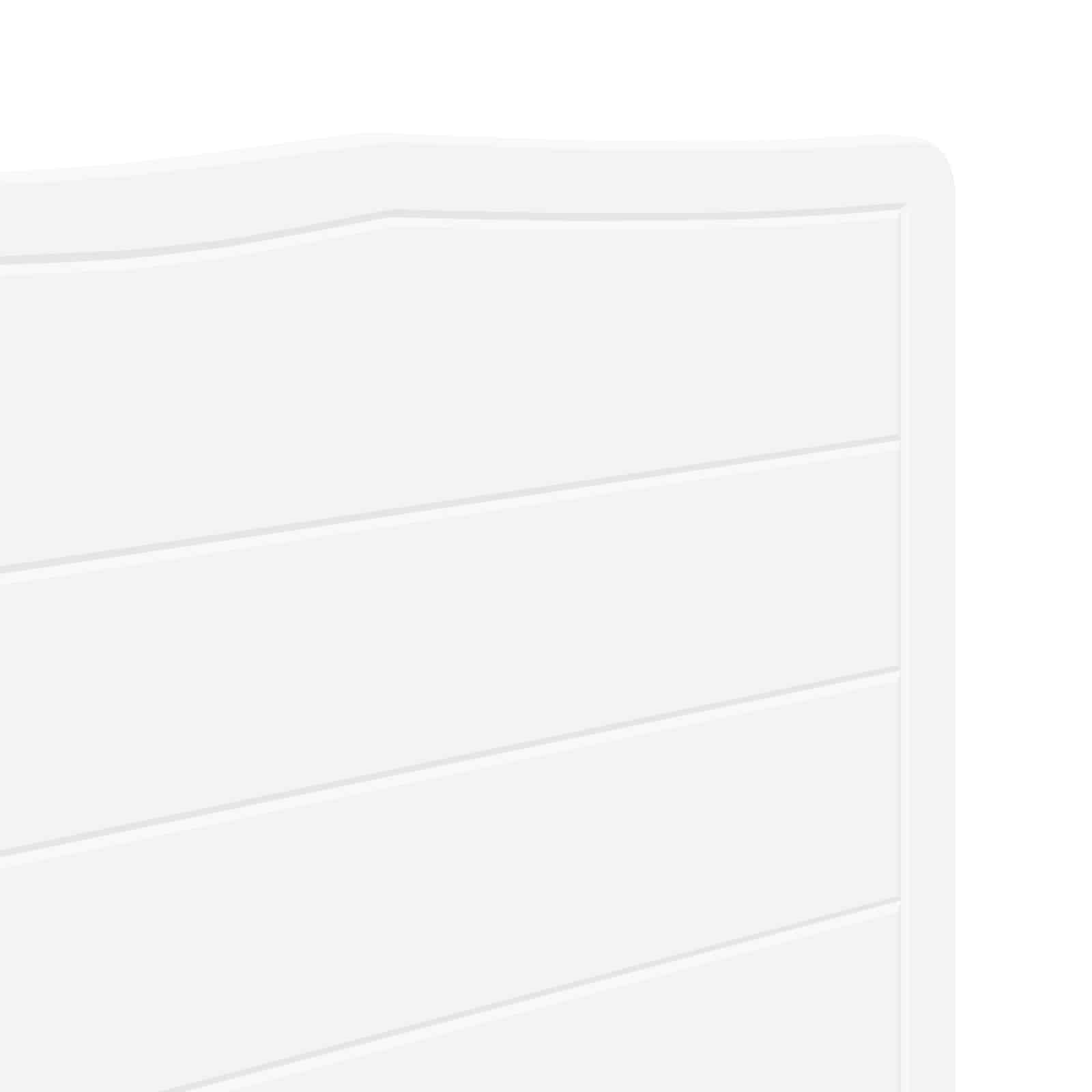 Kopfteil Weiß Holzwerkstoff