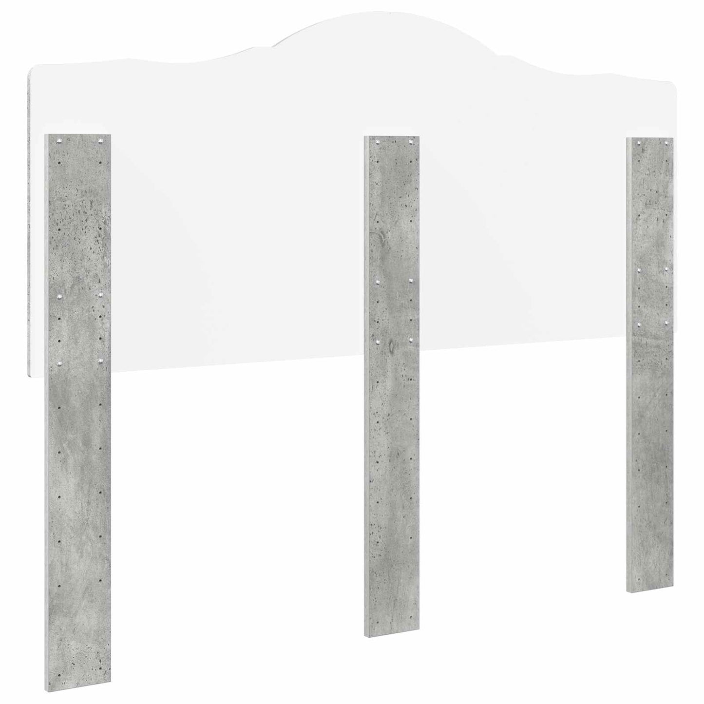 Kopfteil Beton Grau Holzwerkstoff