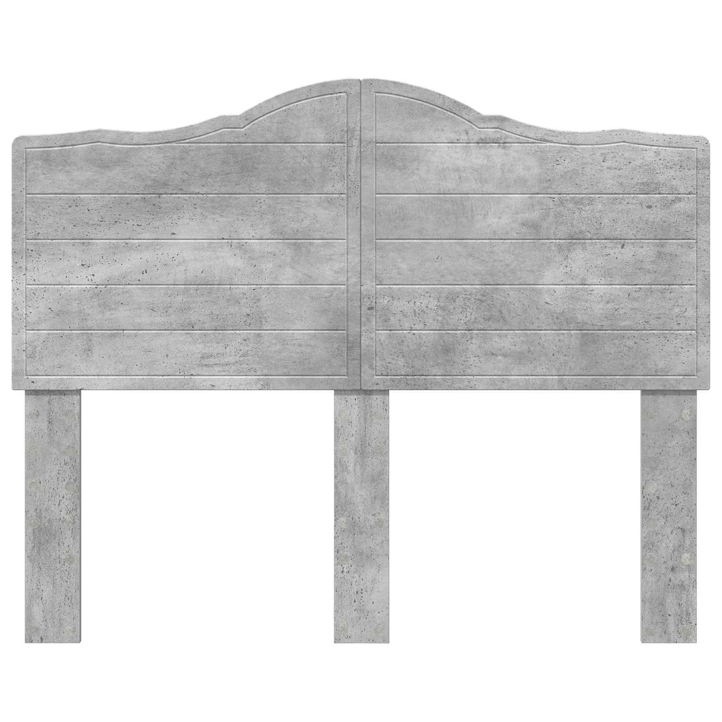 Kopfteil Beton Grau Holzwerkstoff