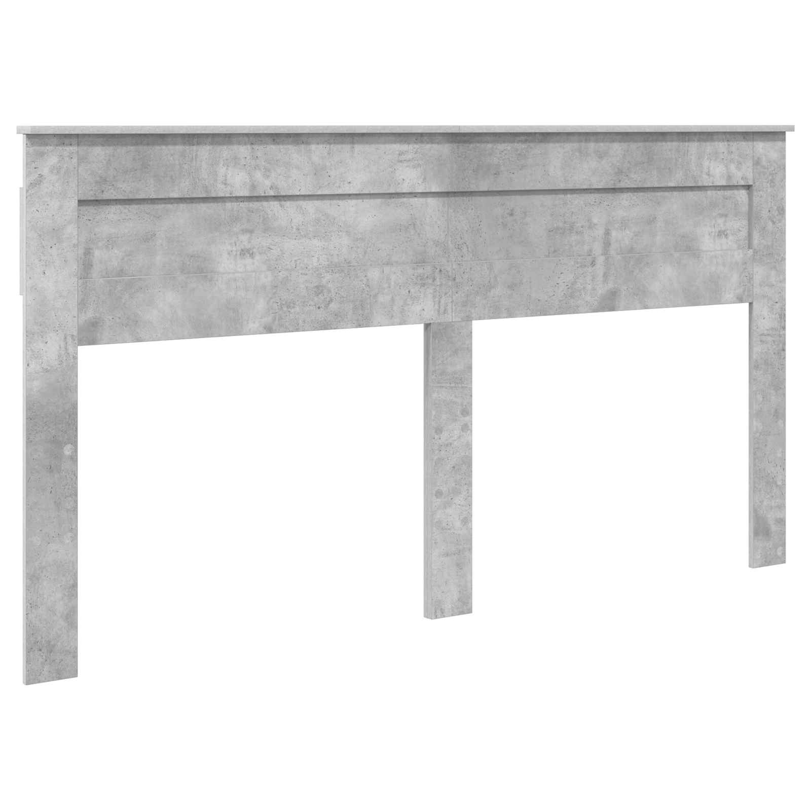 Kopfteil Beton Grau Holzwerkstoff