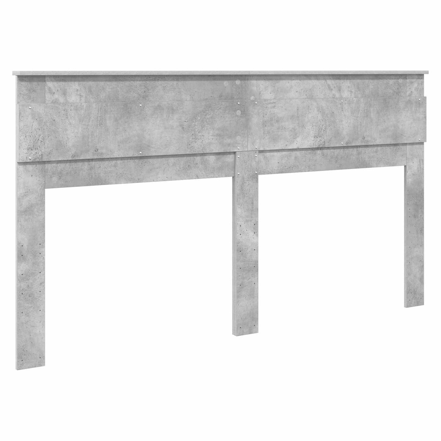 Kopfteil Beton Grau Holzwerkstoff