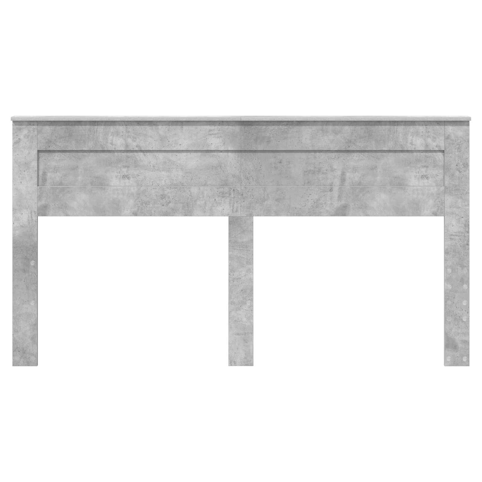 Kopfteil Beton Grau Holzwerkstoff