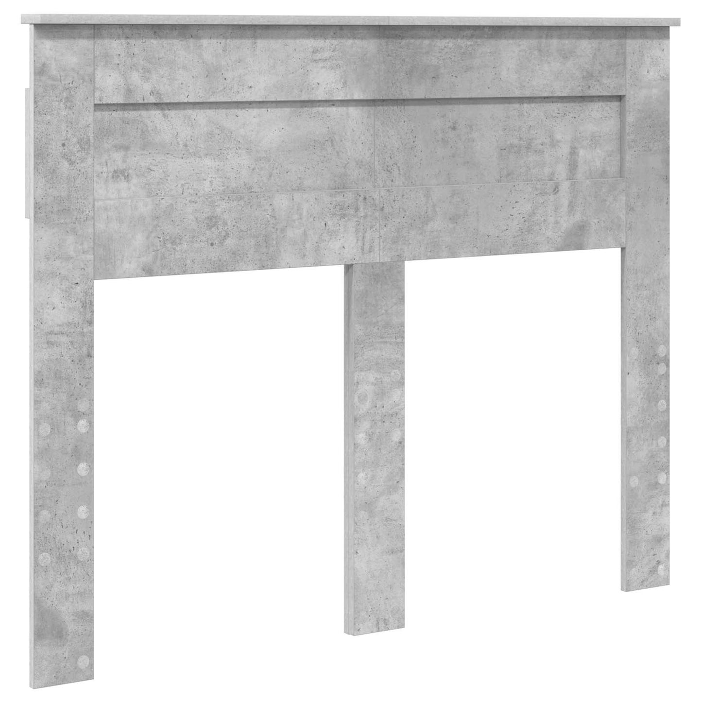 Kopfteil Beton Grau Holzwerkstoff