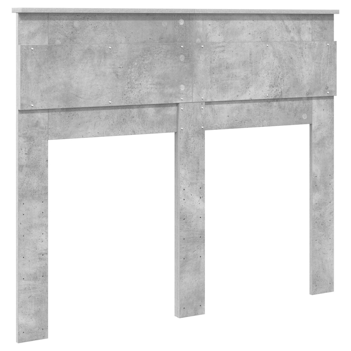 Kopfteil Beton Grau Holzwerkstoff