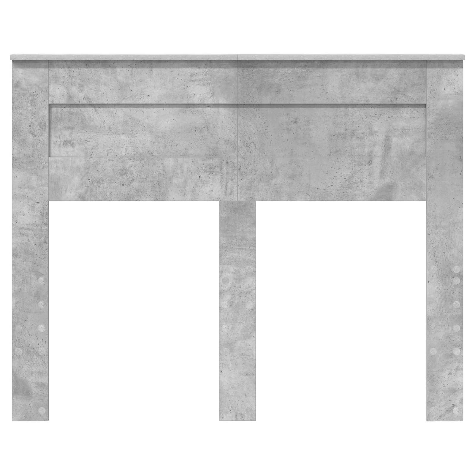 Kopfteil Beton Grau Holzwerkstoff