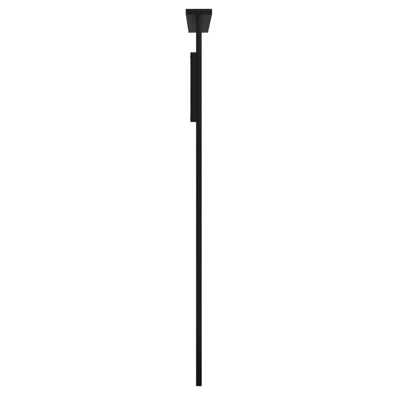 Kopfteil Schwarz Eichen-Optik Holzwerkstoff