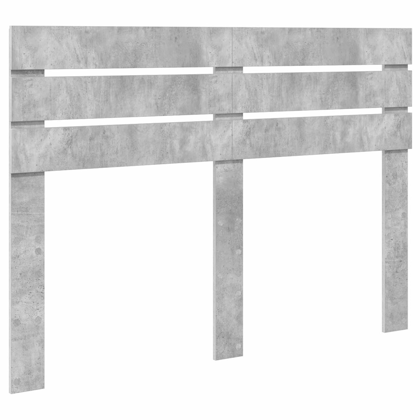 Kopfteil Beton Grau Holzwerkstoff
