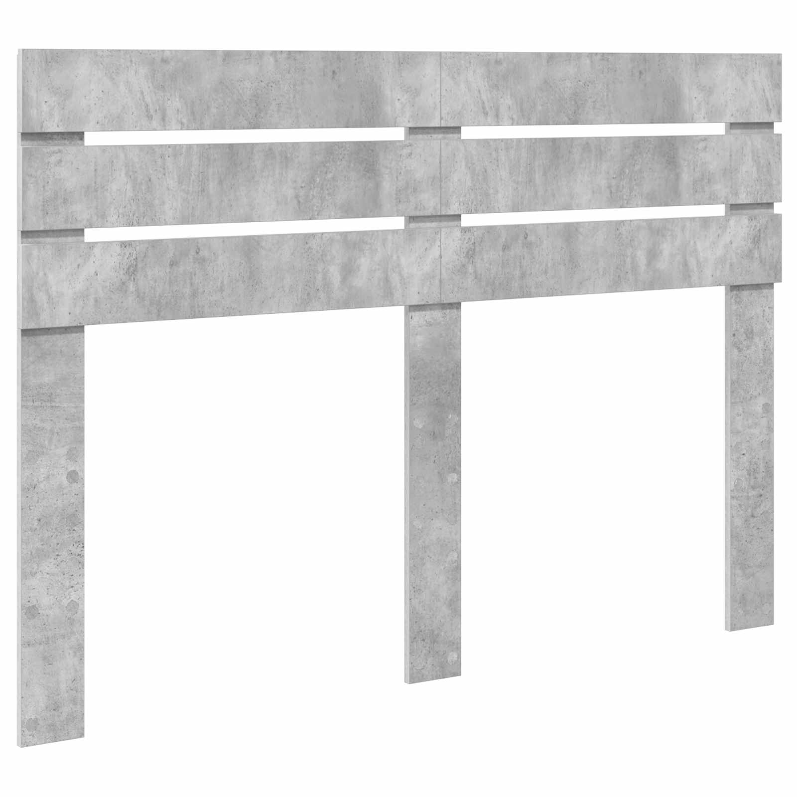 Kopfteil Beton Grau Holzwerkstoff