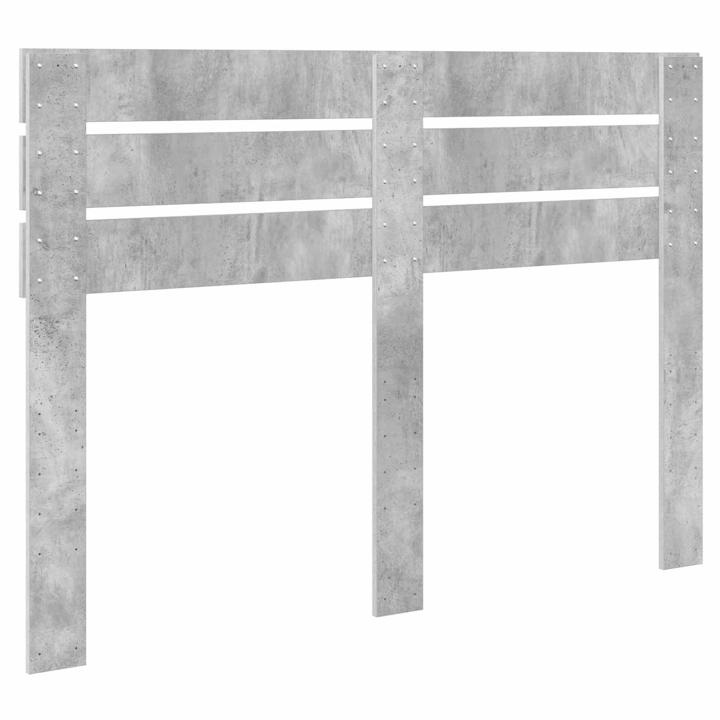 Kopfteil Beton Grau Holzwerkstoff