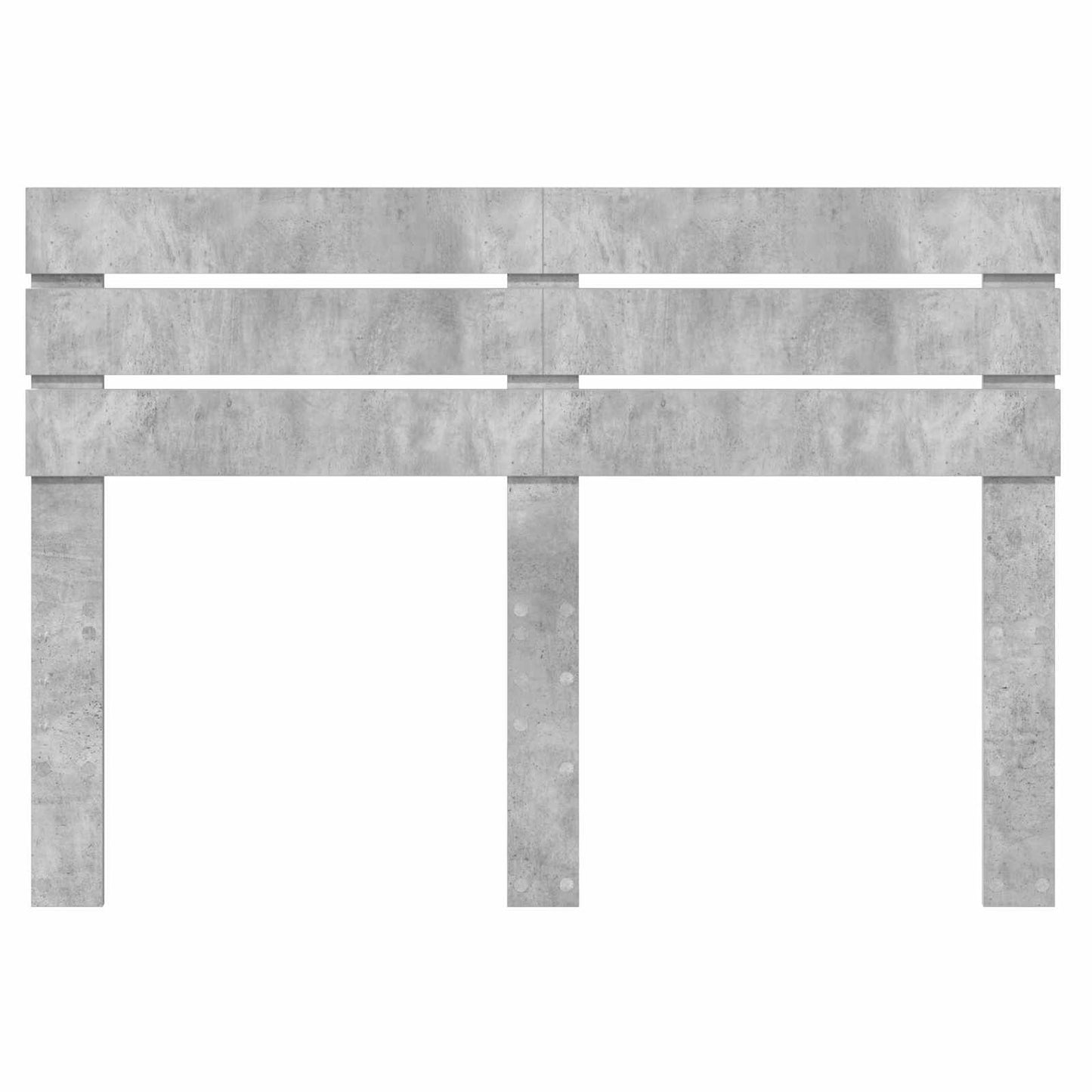 Kopfteil Beton Grau Holzwerkstoff